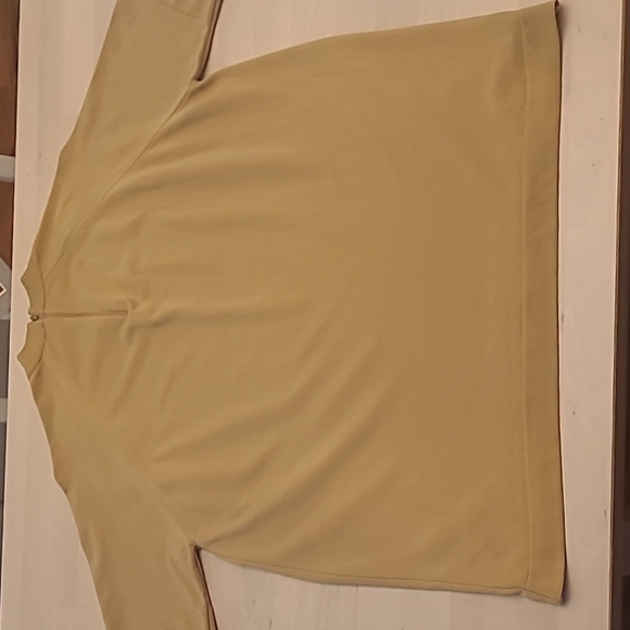 EUC VTG 70s Lady Booth Bay Khaki Mockneck Short Sleeved Shirt - Picture 11 of 13